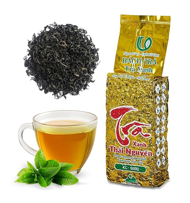 Te verde vietnamita in foglie - Thai Nguyen 500g.